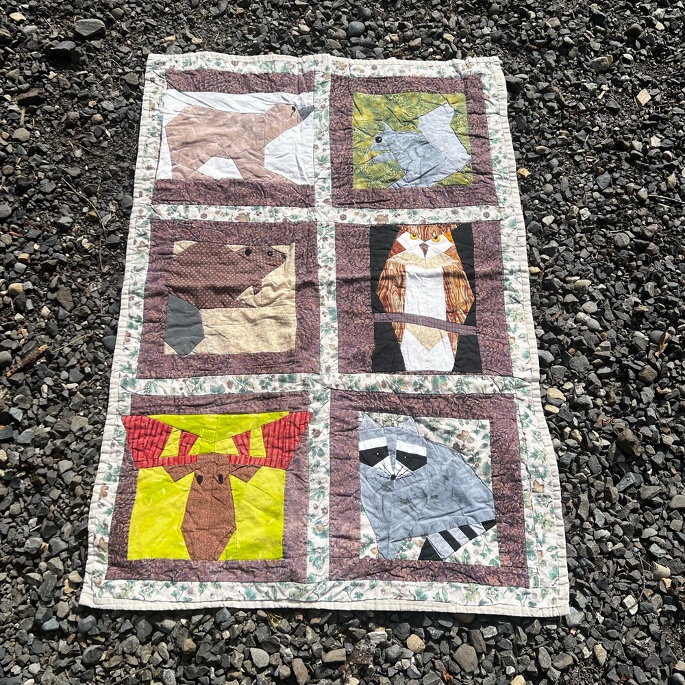 Handmade Animal Quilt/wall hanging